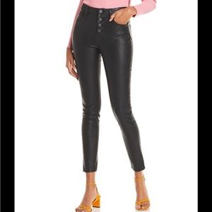 BlankNYC faux leather pants, brown